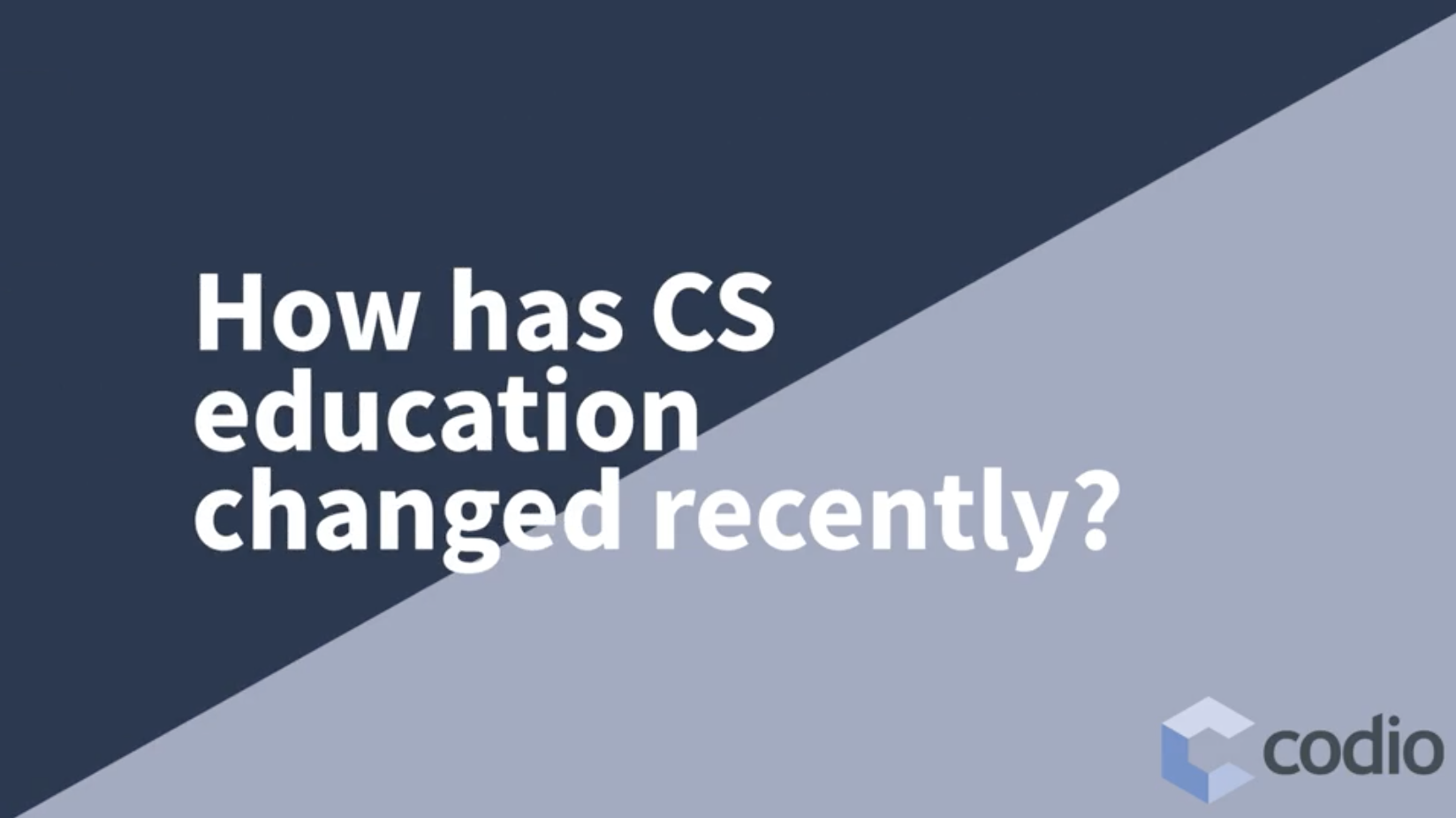 How Has Computer Science Teaching Changed Recently?